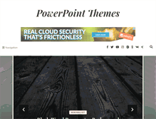 Tablet Screenshot of powerpointthemes.net